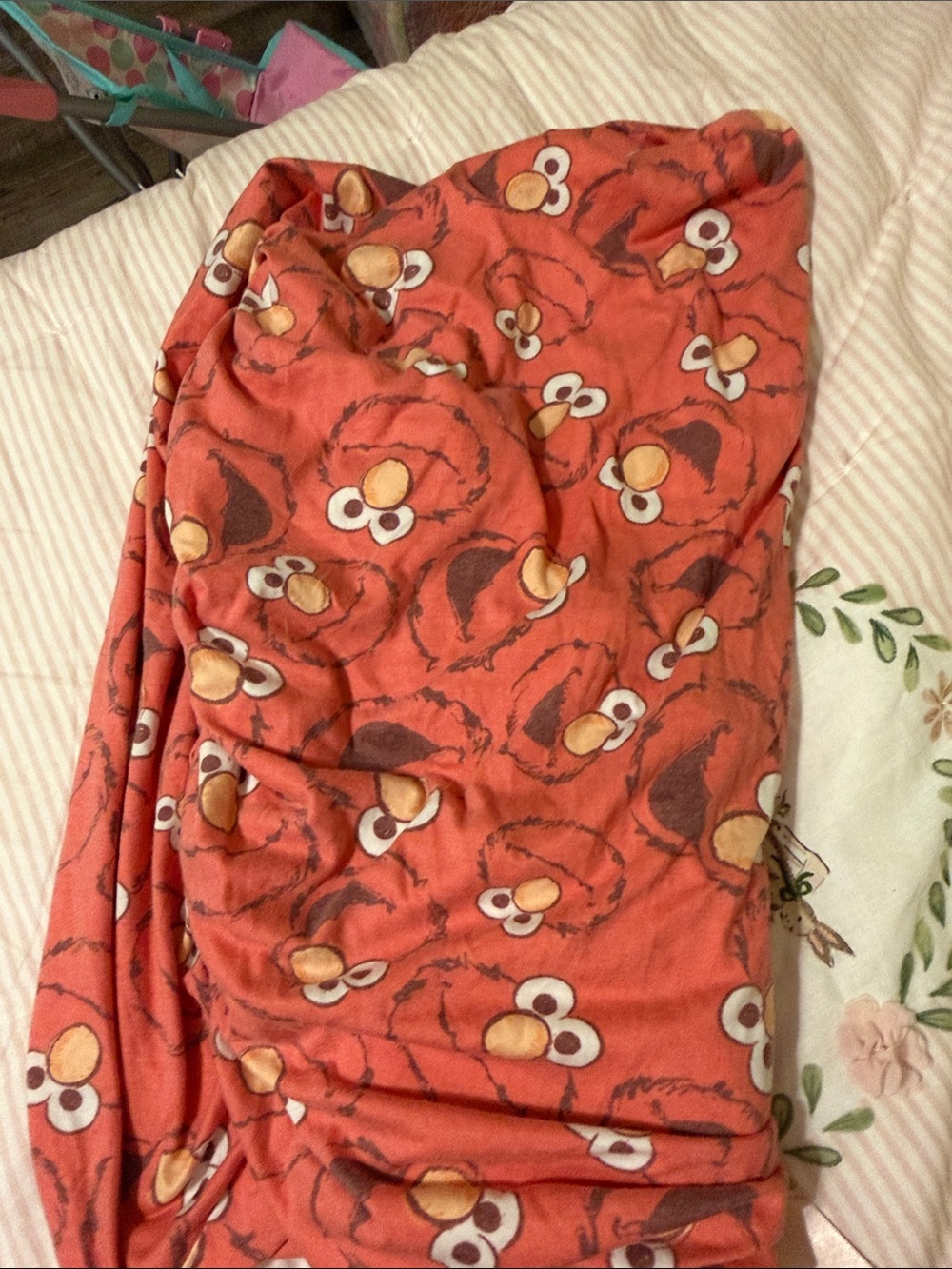 Elmo Red CribFitted Sheet - Kids Character Bedding